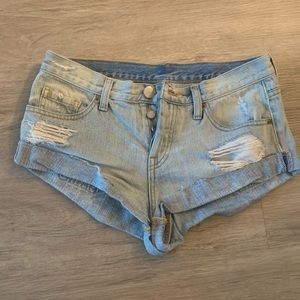 Button up BDG shorts from Urban Outfitters